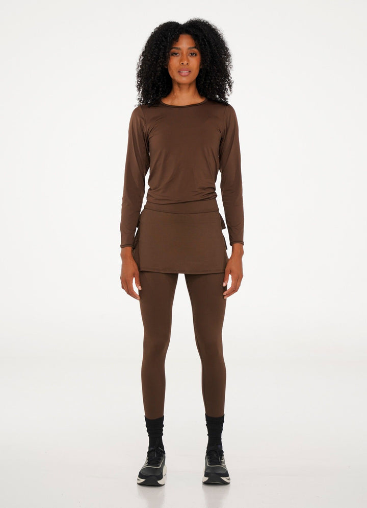 Shakira Skirted Legging (Cafe Torrado)