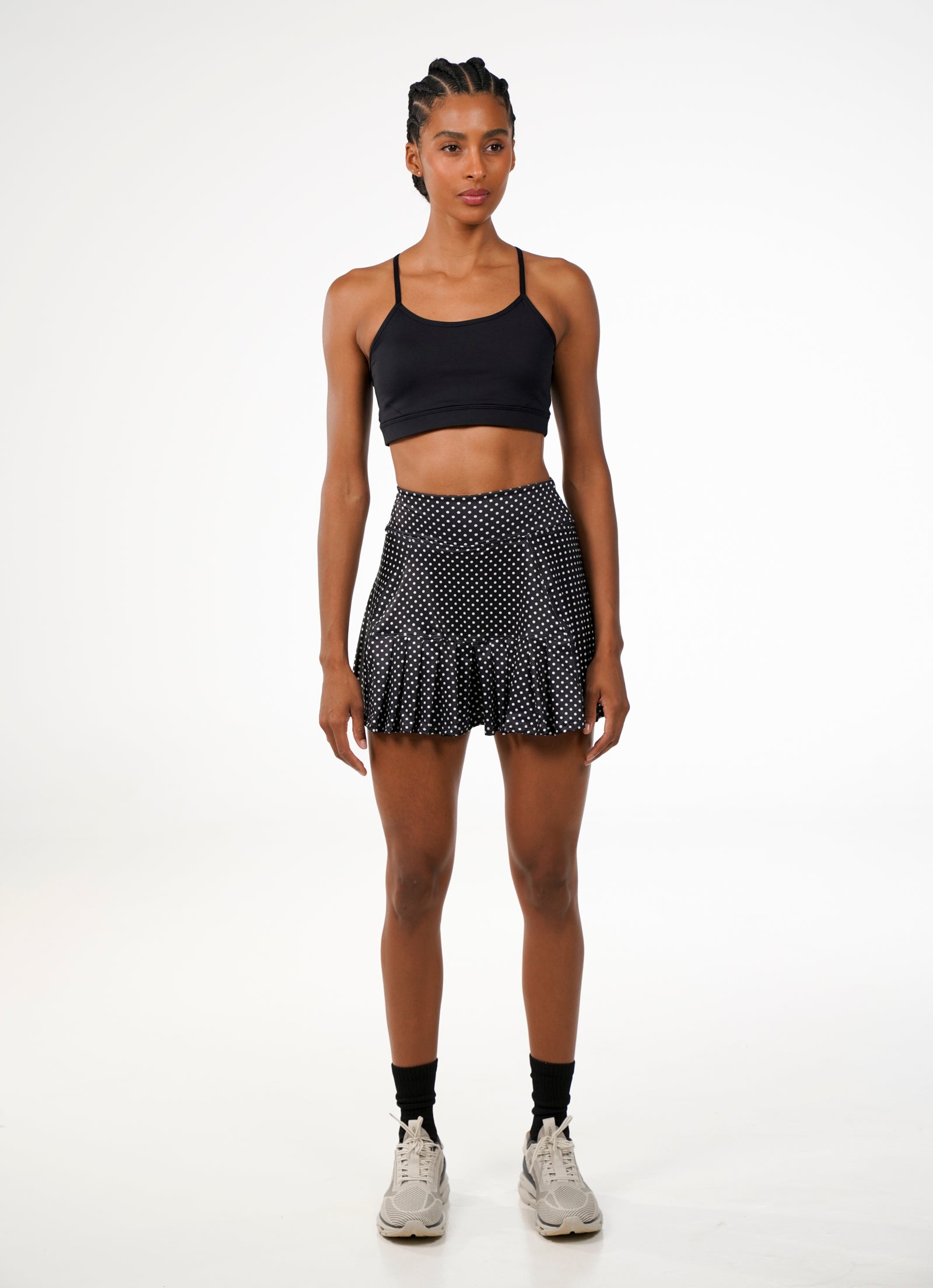 Flirty Skirt / Skort (Black Polka Dot) 14.5
