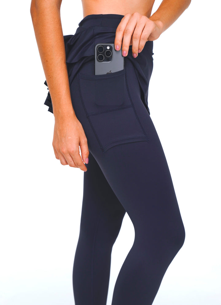 Shakira Skirted Legging (Azul Dark)