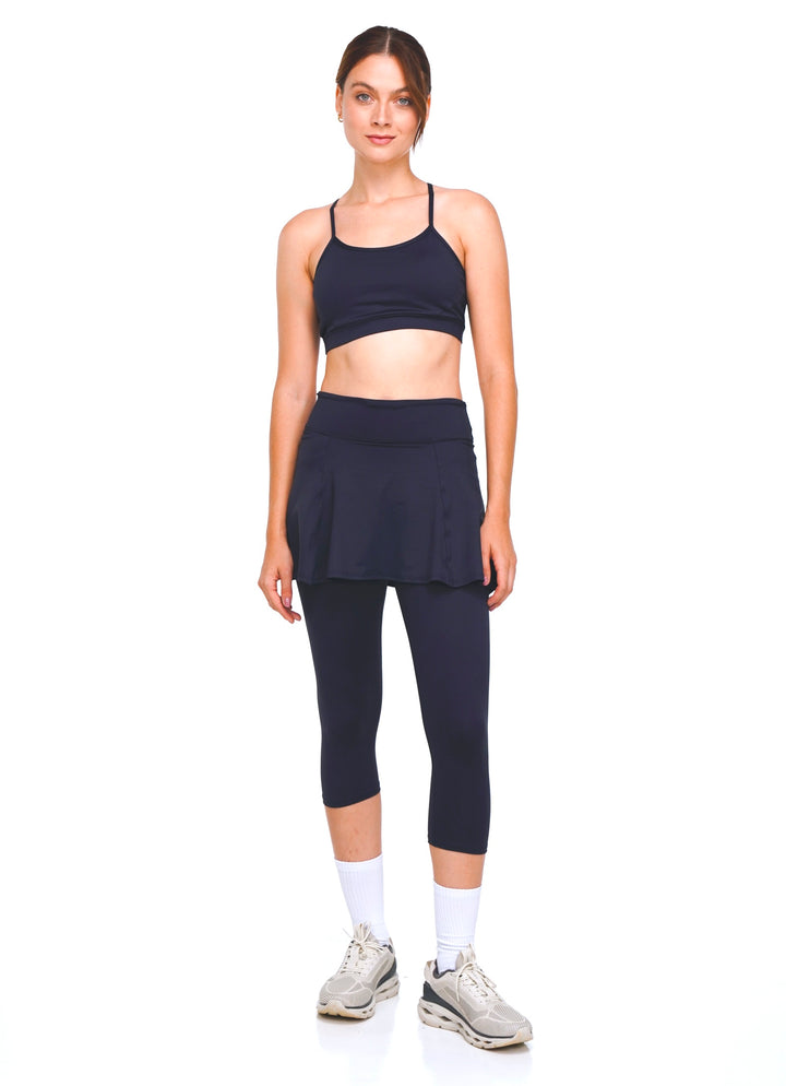 Love Skirted Capri (Azul Dark)
