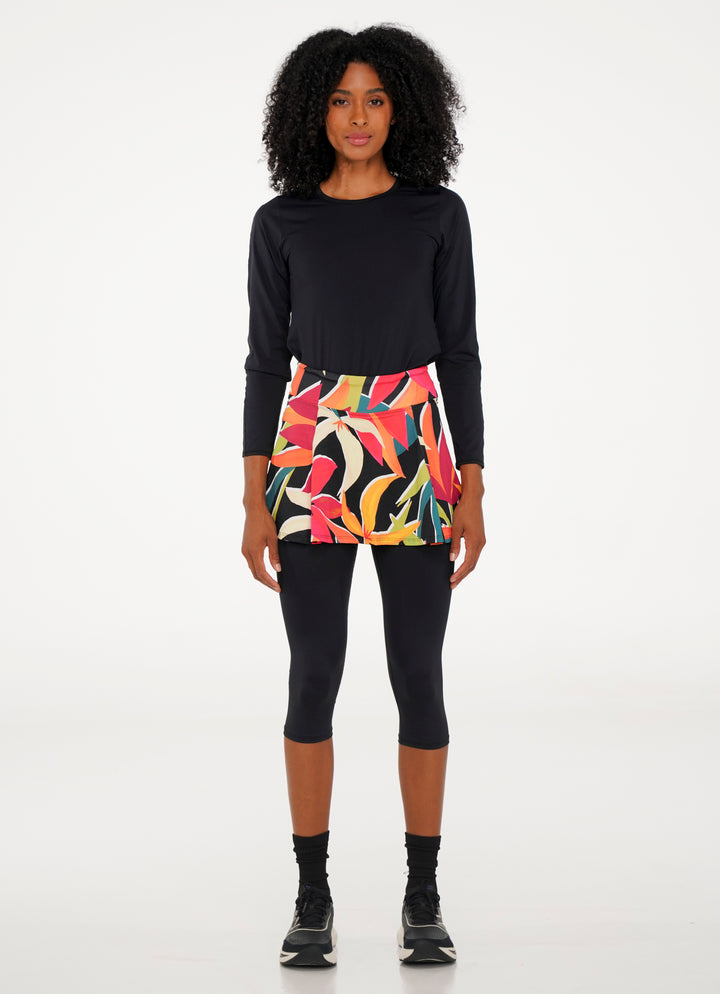 Love Skirted Capri (Scarlet)