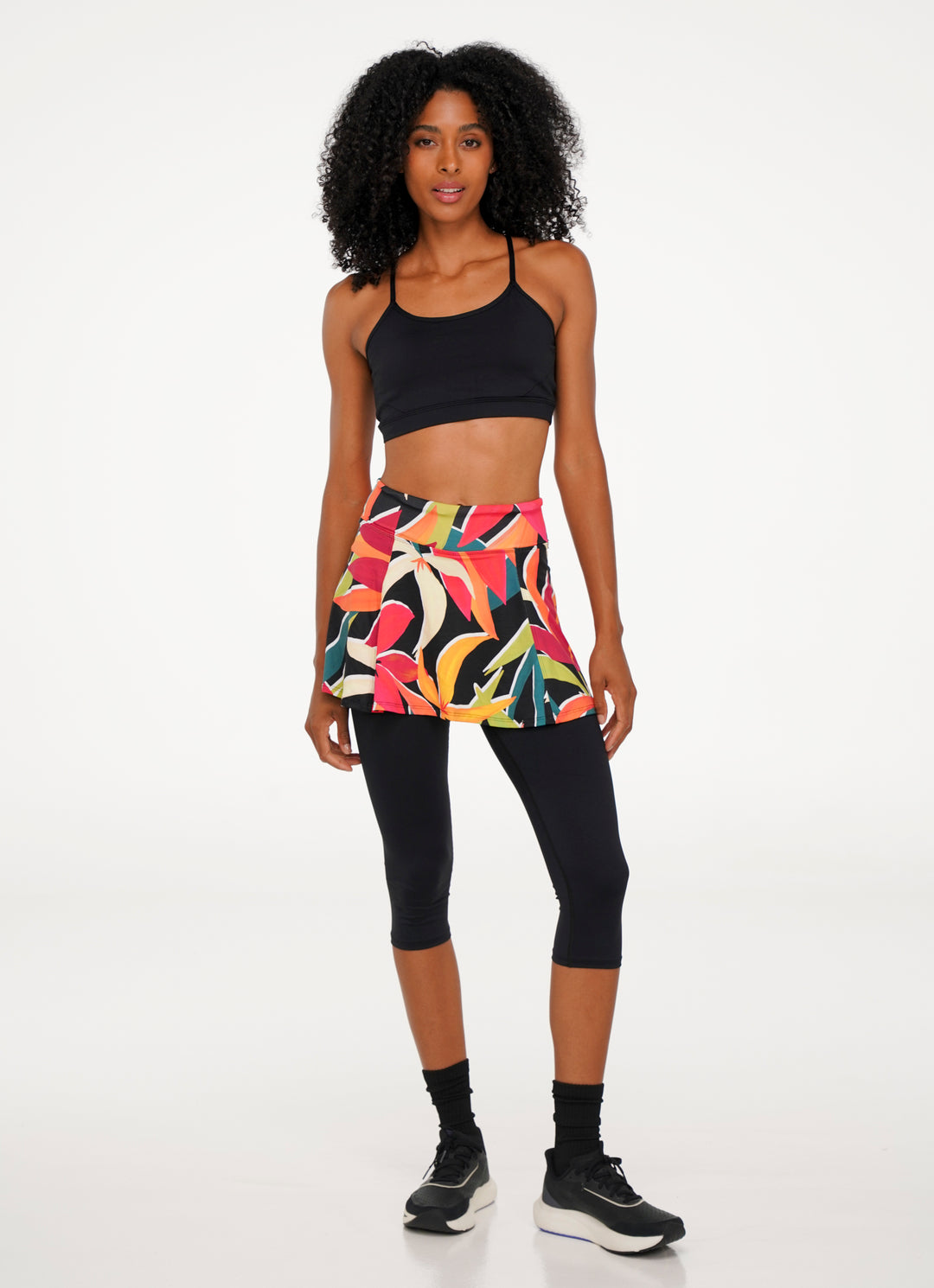 Love Skirted Capri (Scarlet)