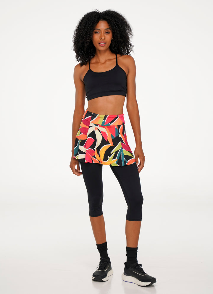 Love Skirted Capri (Scarlet)