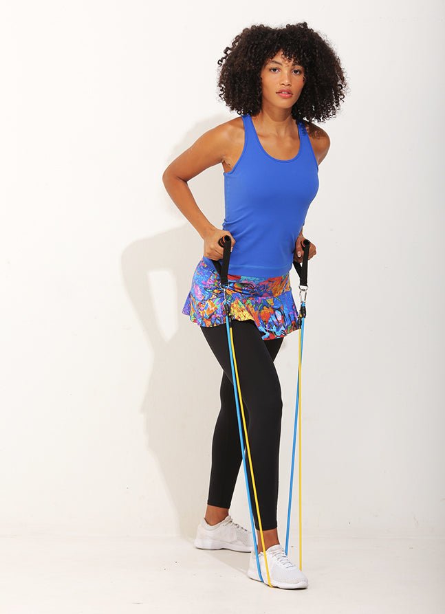 Ace Skirted Legging (Fly) skirted leggings Dona Jo Fitwear