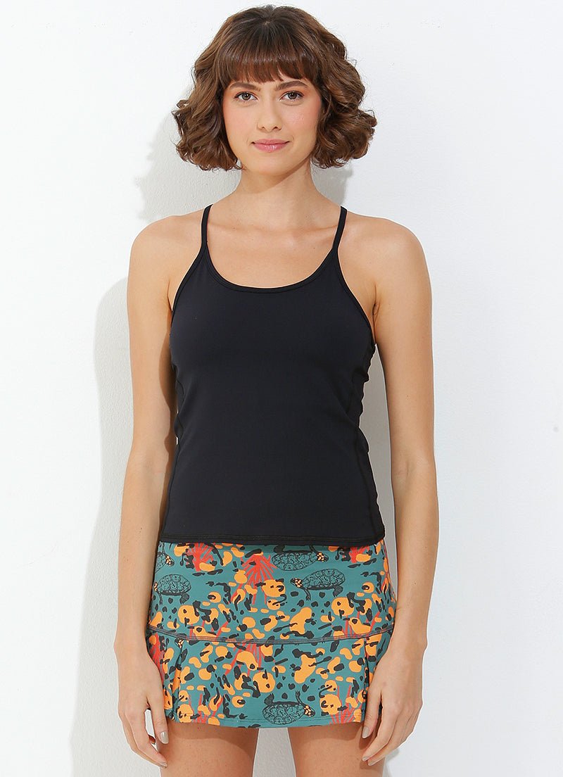 Lite Tank (Black) tank tops Dona Jo Fitwear Black S