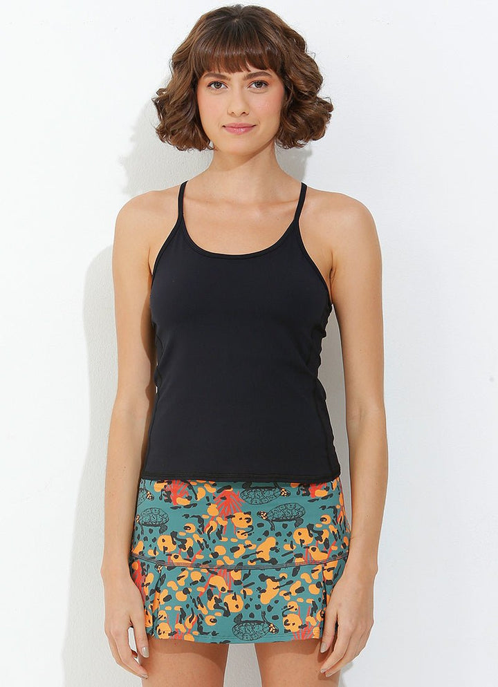 Lite Tank (Black) tank tops Dona Jo Fitwear Black S