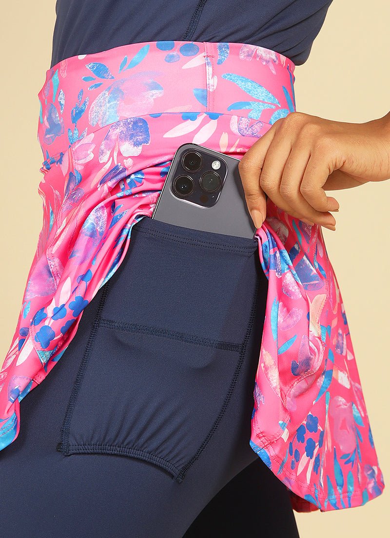 Love Skirted Legging Fleur, 2 in 1, Running Dona Jo Dona Jo