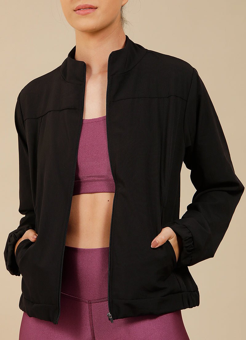 Love Windbreaker Jacket (Black) jackets Dona Jo Fitwear