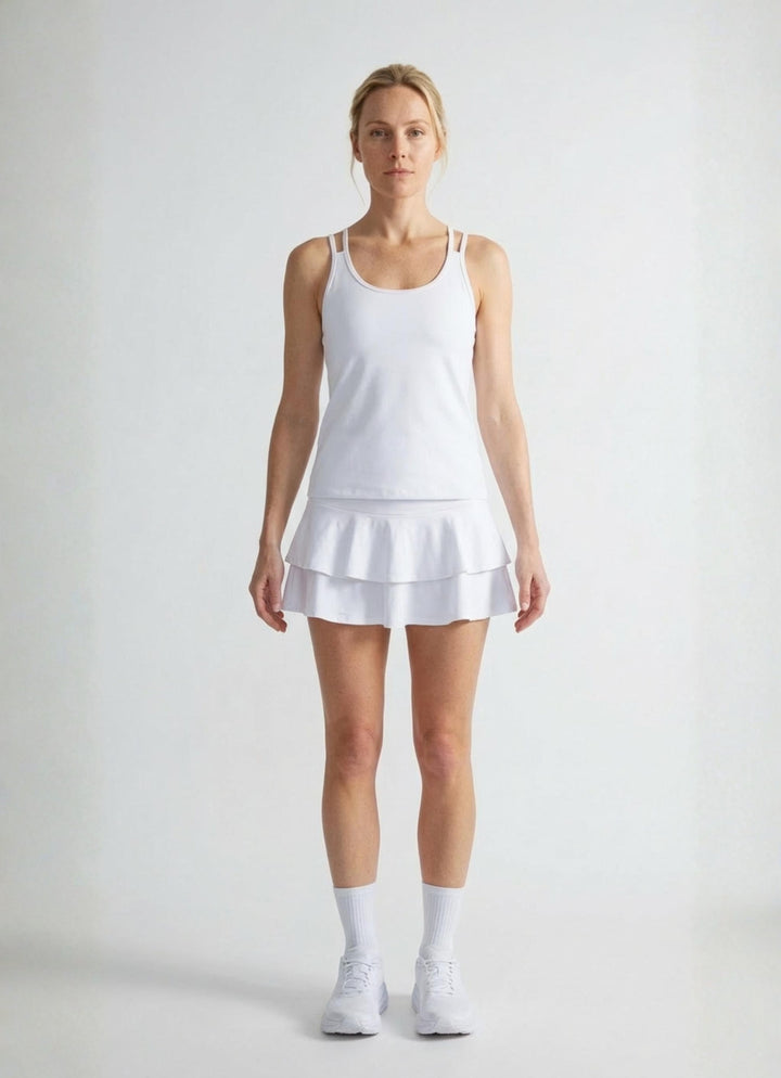 Soar Skirt / Skort (White) 14.5"