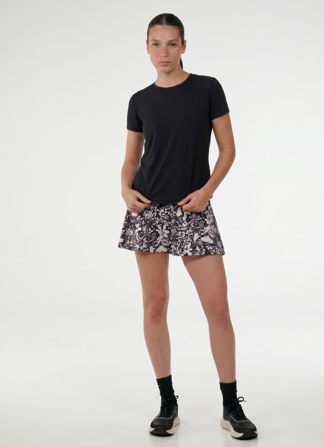 Sheer Vent Shirt (Black)