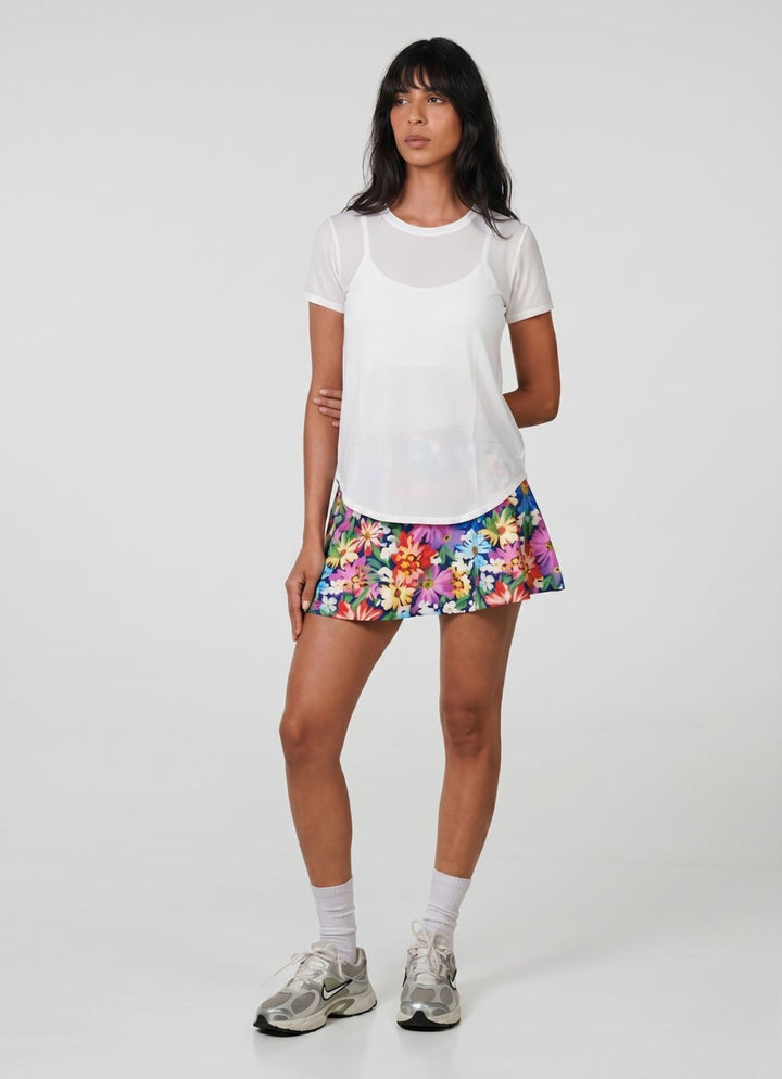 Sheer Vent Shirt (White)