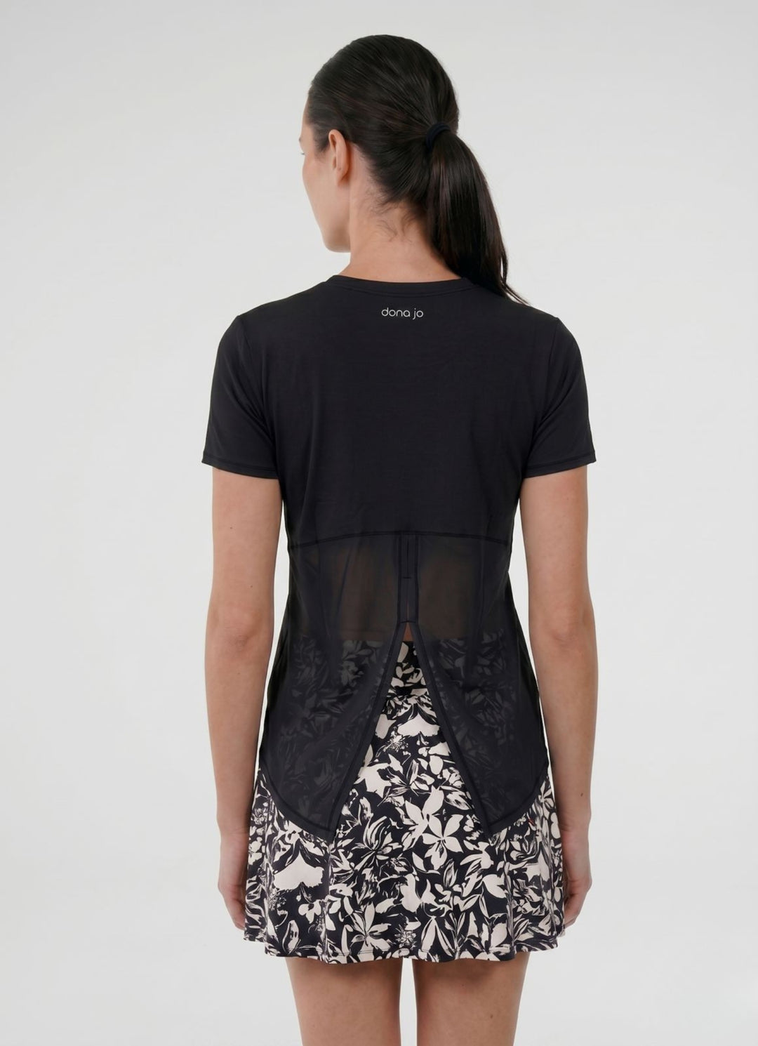 Sheer Vent Shirt (Black)