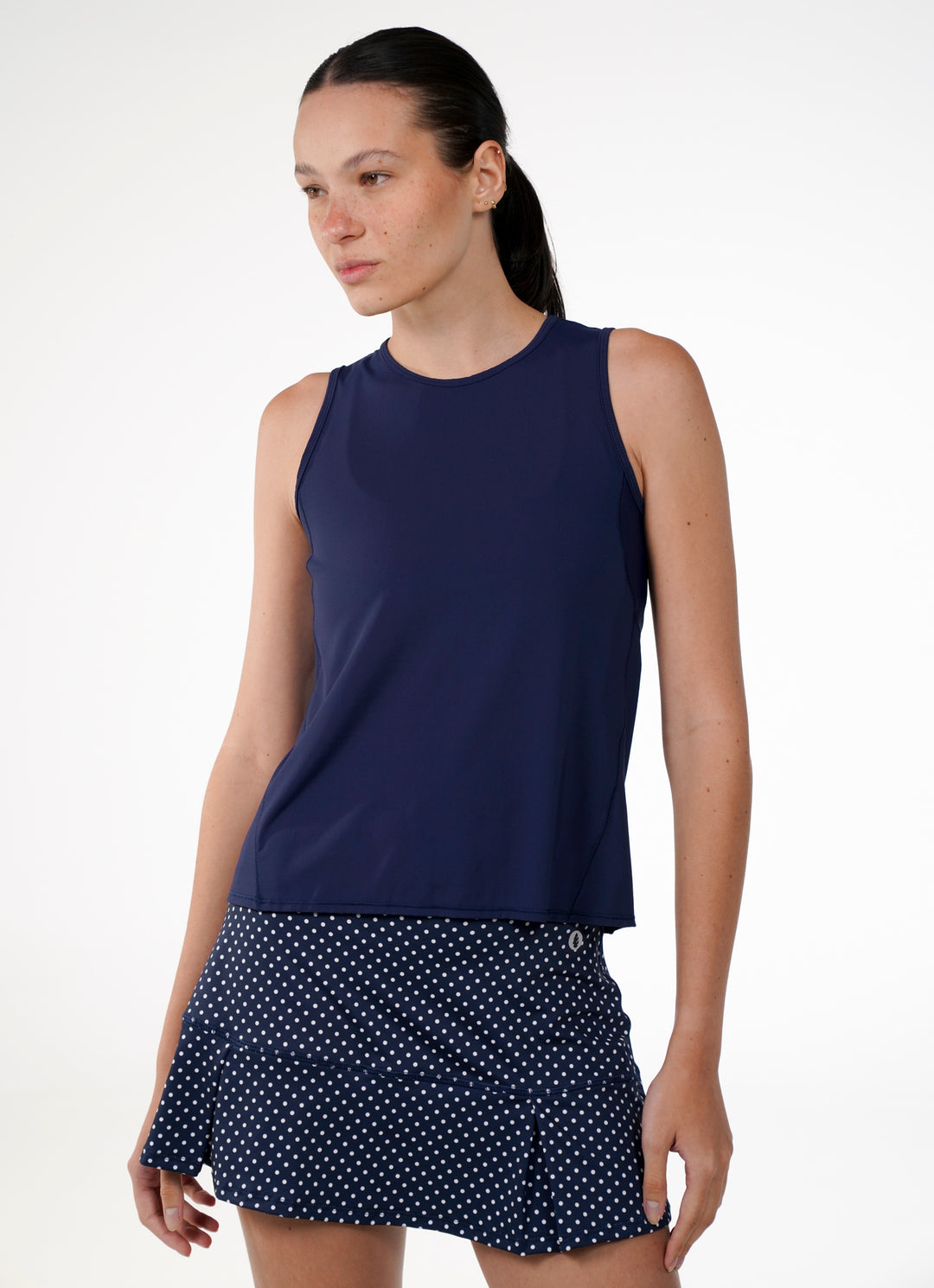 JoJo Skirt / Skort 14.5" (Navy Poa)