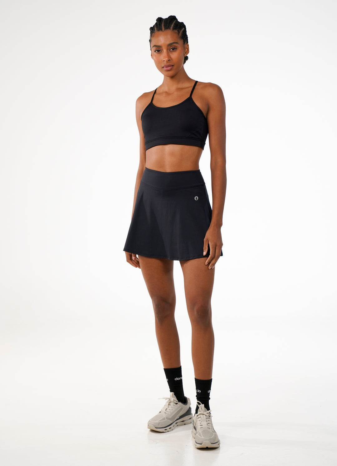 Court Skirt / Skort (Black) 14.5"
