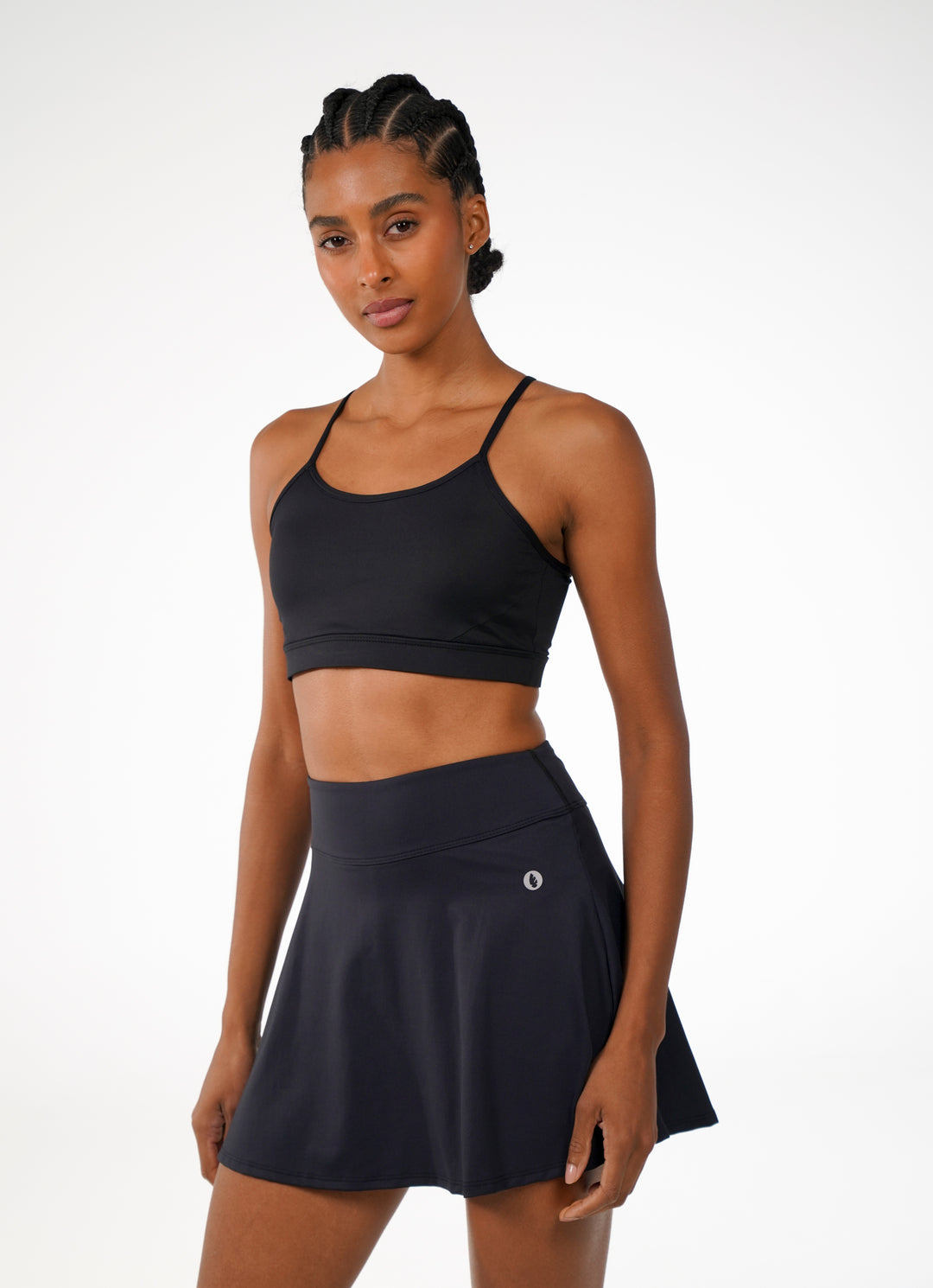 Court Skirt / Skort (Black) 14.5"