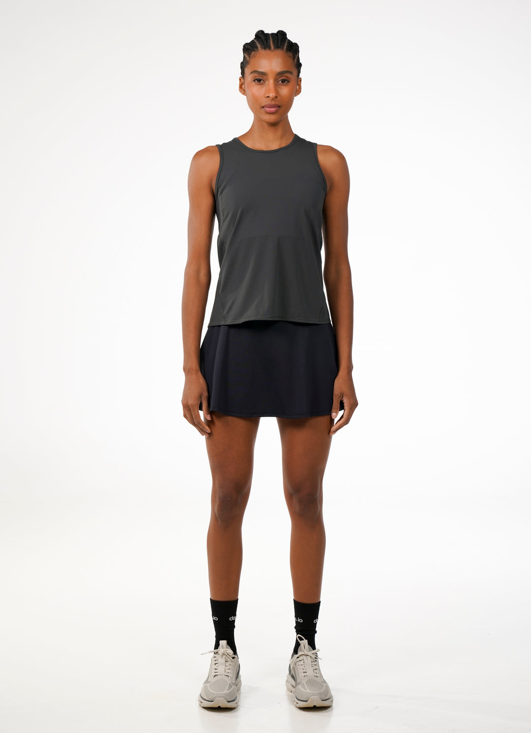 black dress skort Show Me Your Mumu Ricci Skort Dress in Black Velvet
