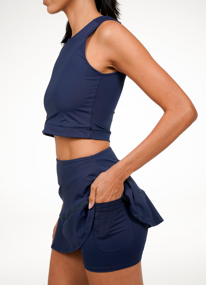 Vivo Skirt (Navy/Green)