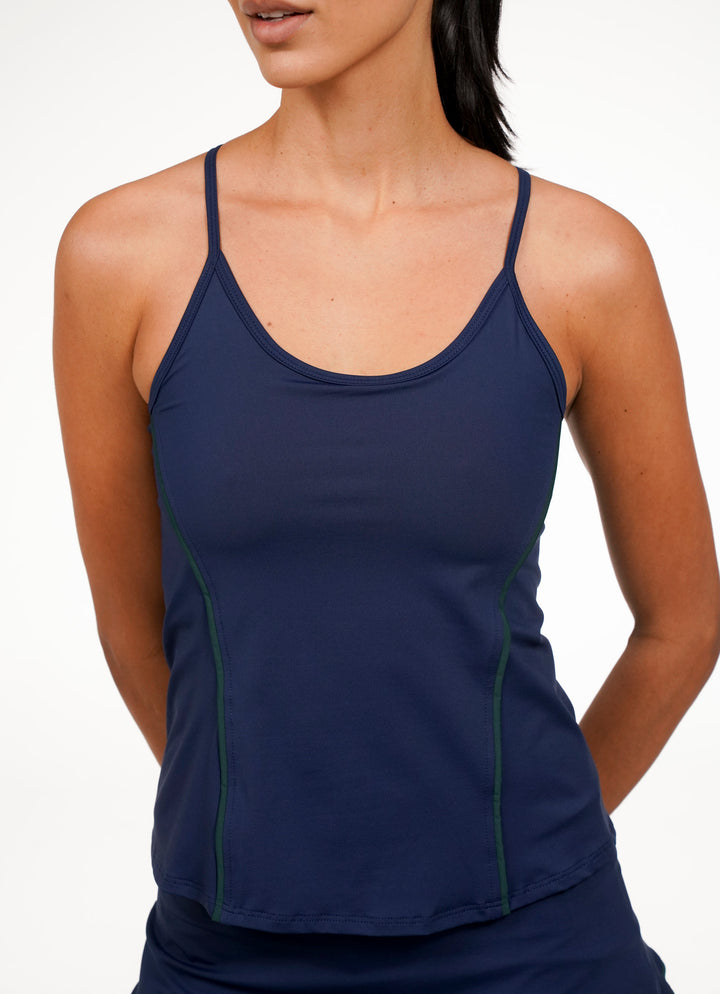 Vivo Tank (Navy/Green)