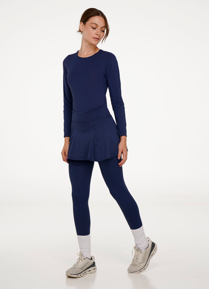 Love Skirted Legging (Navy)