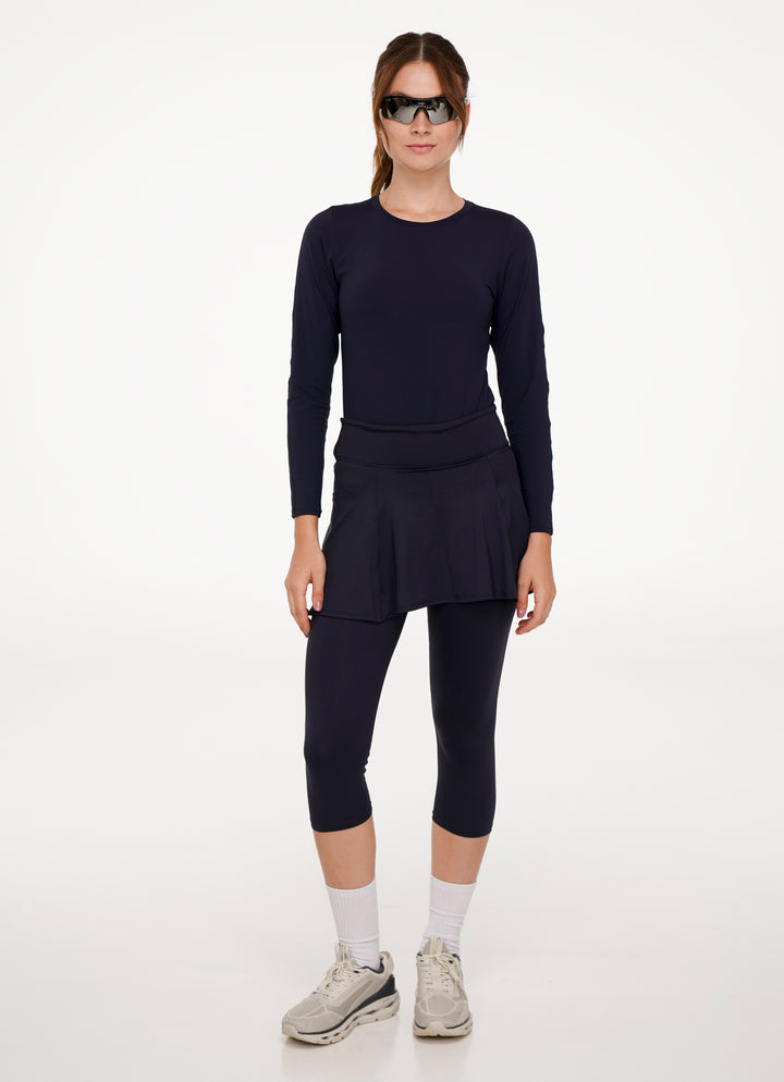 Love Skirted Capri (Black)