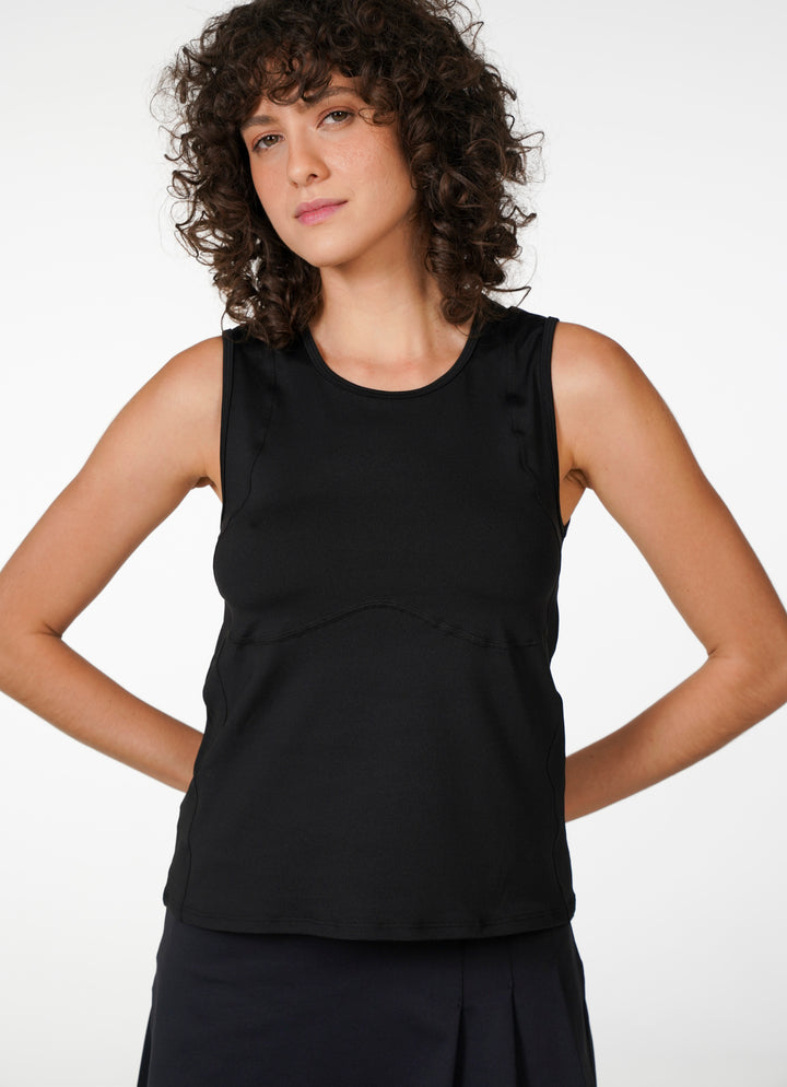Match Tank (Black) UPF 50+