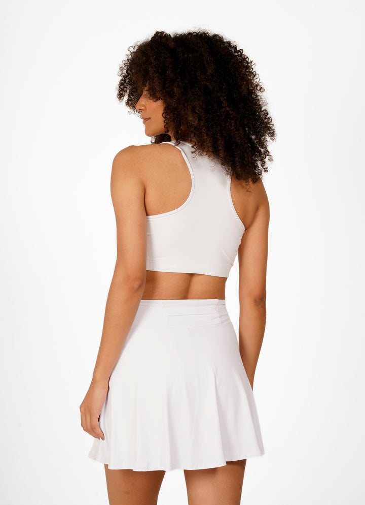 Flirty Skirt / Skort (White) 14.5"