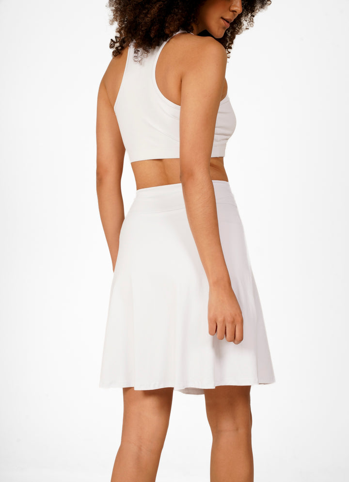 Classic Skirt / Skort (White) 19"
