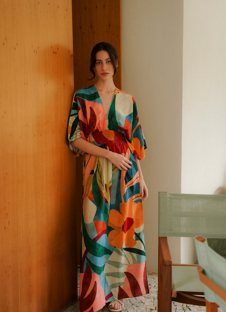 Dreamscape Maxi Dress (Marygold)
