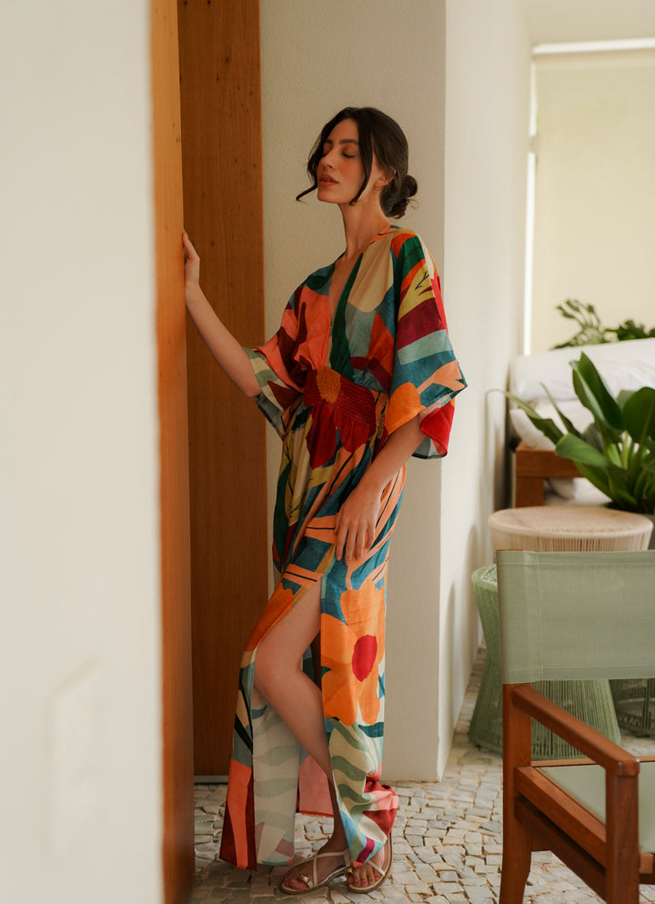 Dreamscape Maxi Dress (Marygold)