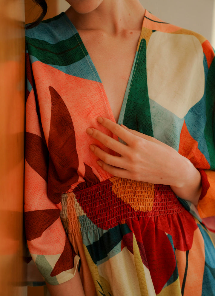 Dreamscape Maxi Dress (Marygold)