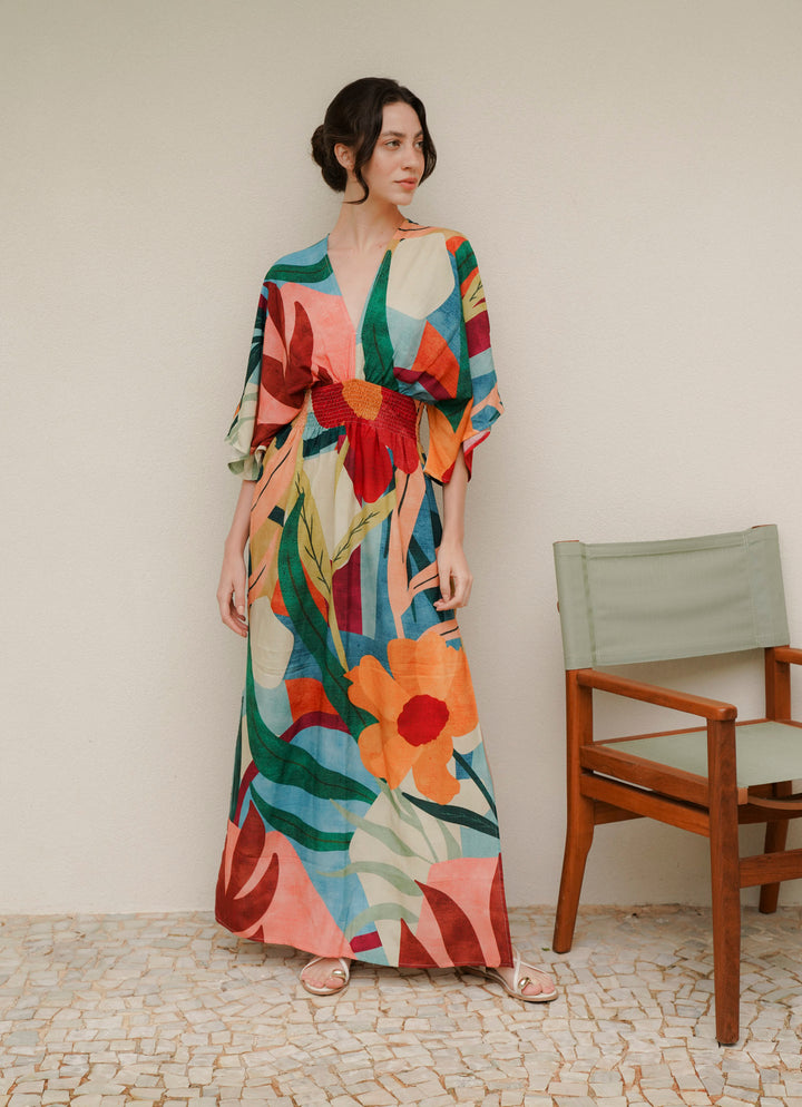 Dreamscape Maxi Dress (Marygold)