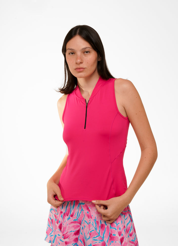 Alley Mock-Neck Tank (Calla)