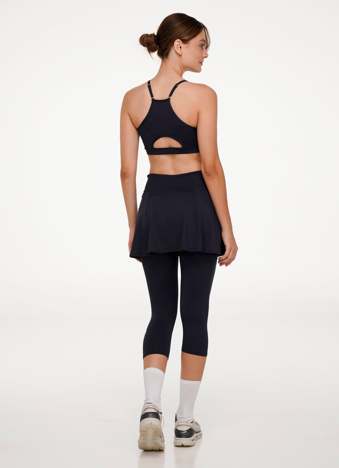 Love Skirted Capri (Black)
