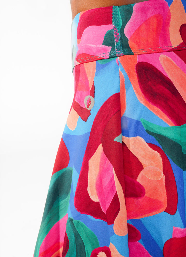 Court Skirt / Skort (Electric Bloom) 14.5"
