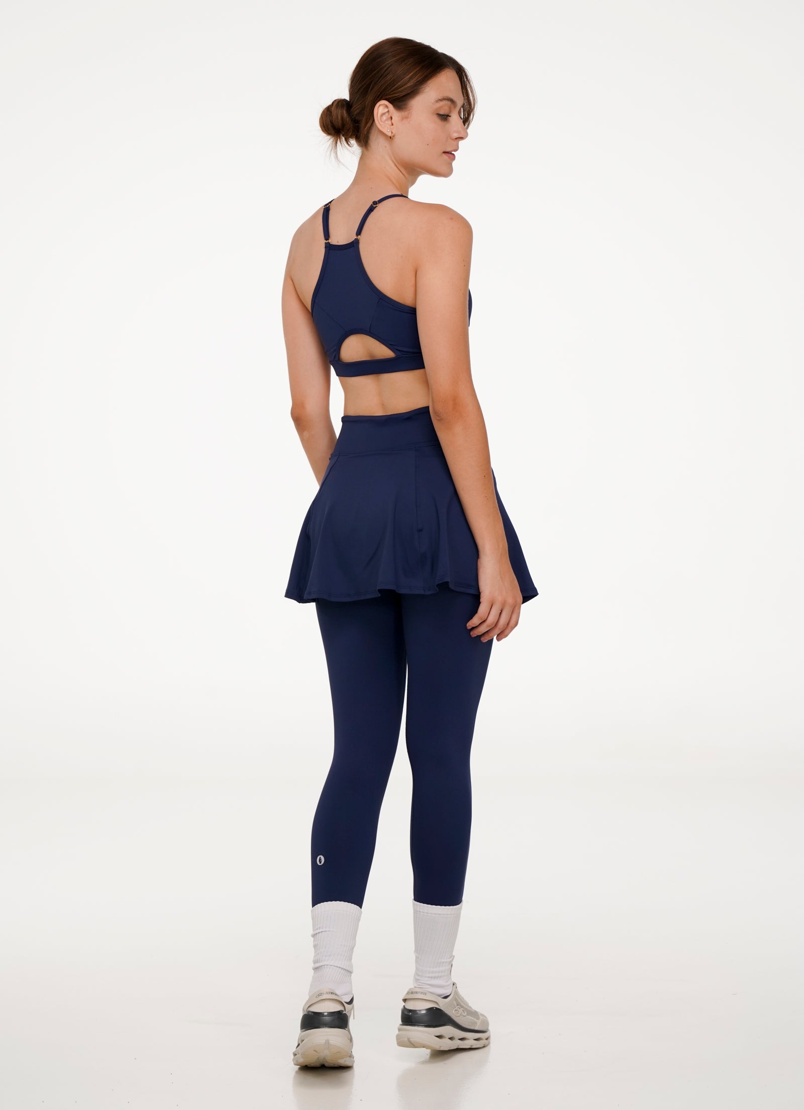 Skirted Legging ECO (Navy) - Pickleball Skirts & Tennis Skirts