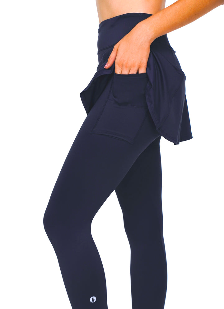 Love Skirted Legging (Dark Navy)