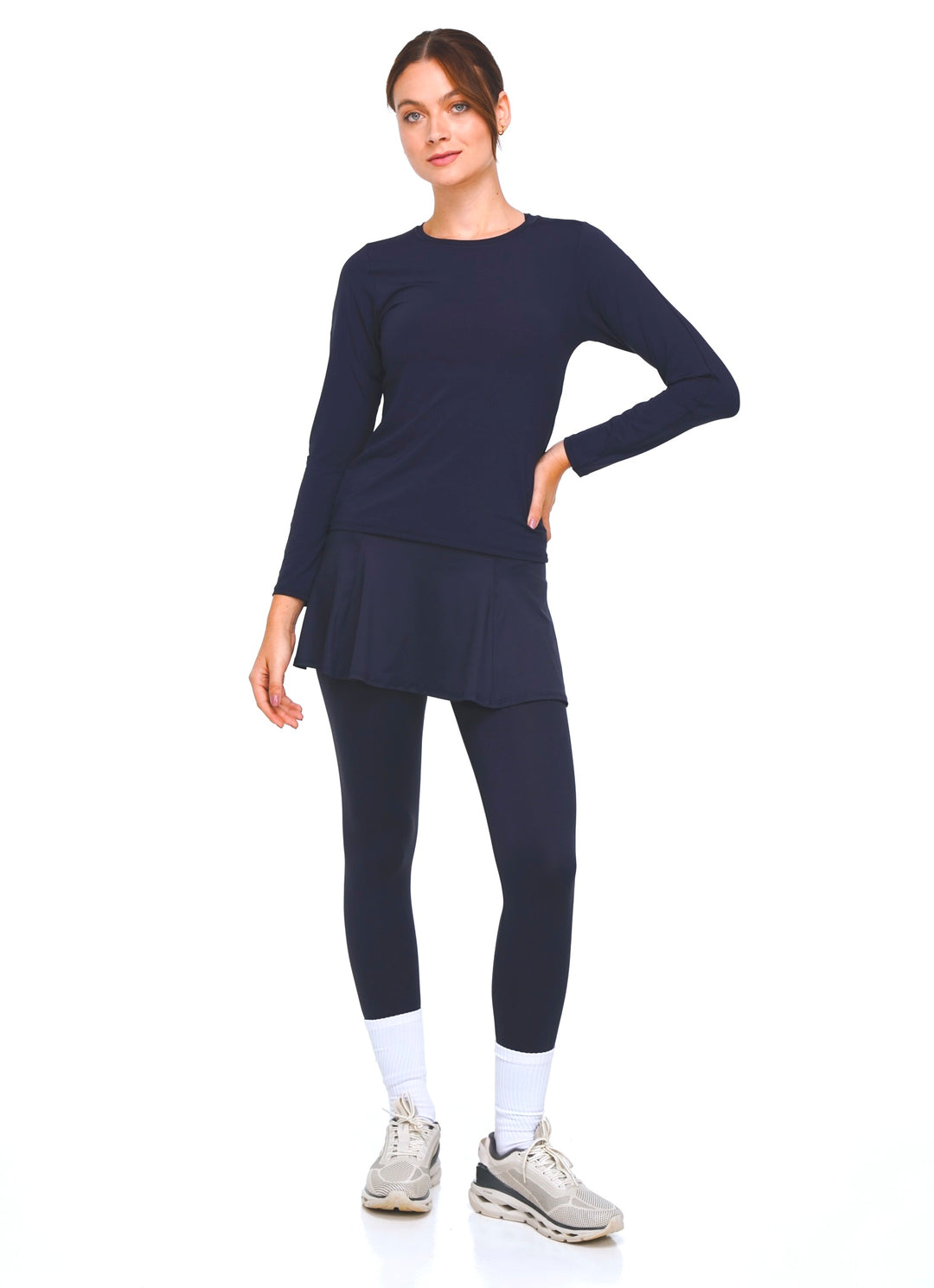Love Skirted Legging (Dark Navy)