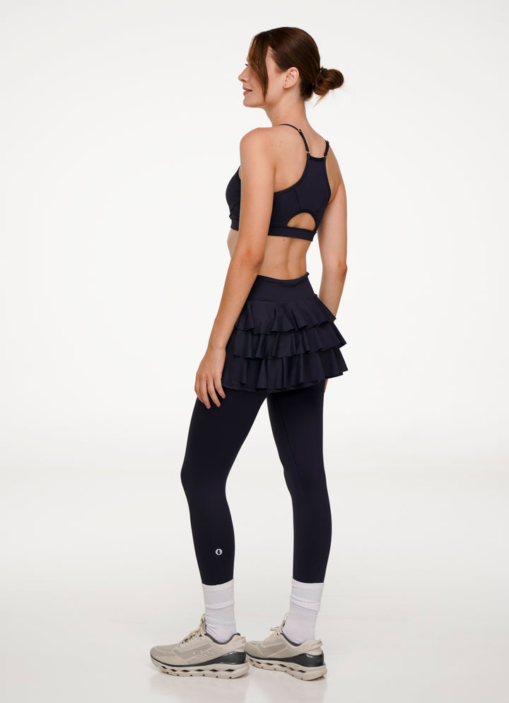 Shakira Skirted Legging (Black)