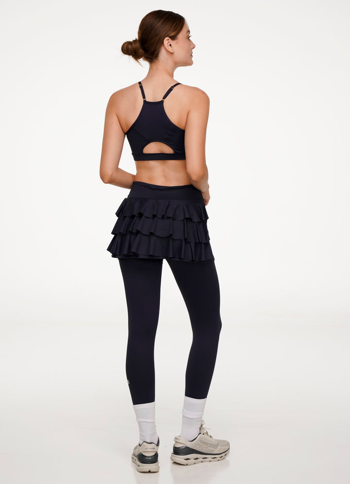 Shakira Skirted Legging (Black)