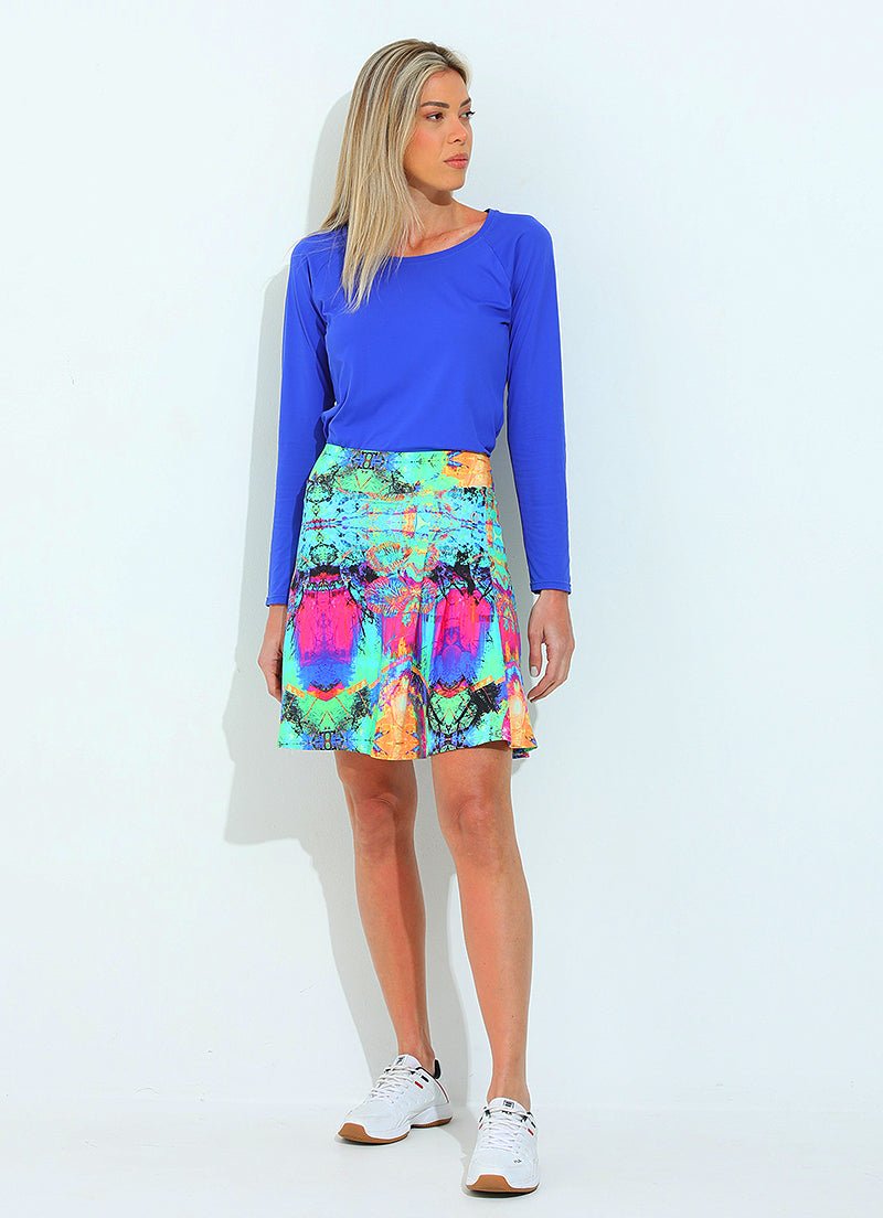 Classic Skirt / Skort (Surreal) 19" skirts Dona Jo Fitwear Surreal Size 1 (S) Classic Skirt 19"