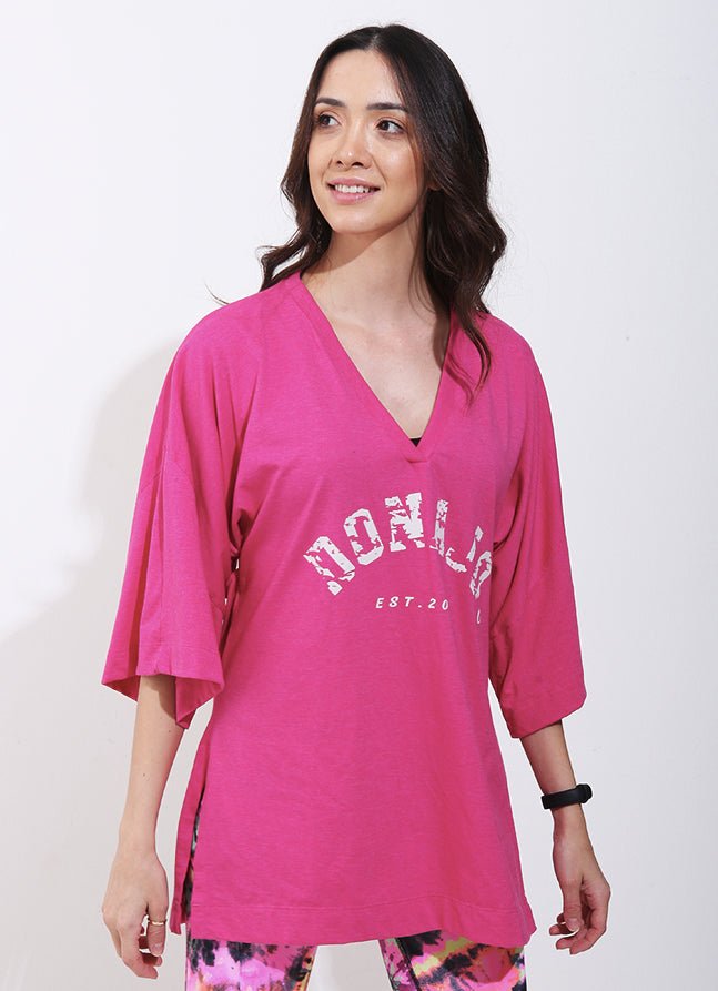 DonaJo Shirt (Pink) short sleeves Dona Jo Fitwear   