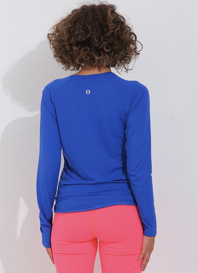 Endurance Top (Oceano) UPF 50+ long sleeves Dona Jo Fitwear   