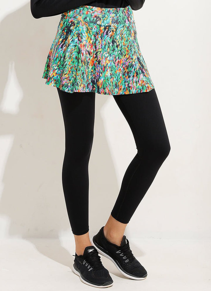 Love Skirted Legging (Serene) skirted leggings Dona Jo Fitwear Serene S 