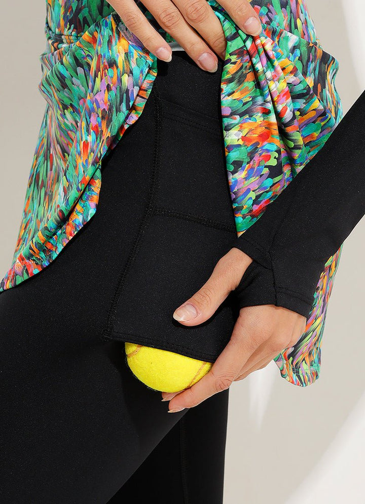 Love Skirted Legging (Serene) skirted leggings Dona Jo Fitwear   