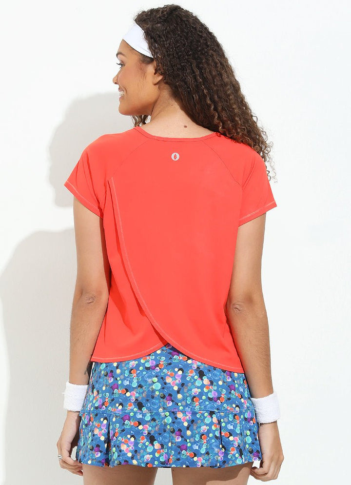 Move T (Pitanga) UPF 50+ short sleeves Dona Jo Fitwear   