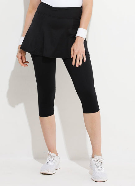 Capri tights sales with skirt