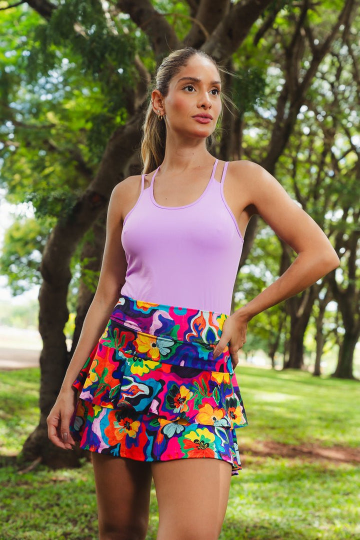 Soar Skirt / Skort (Amaryllis) 14.5" skirts Dona Jo Fitwear Amaryllis S Soar Skirt 14.5"