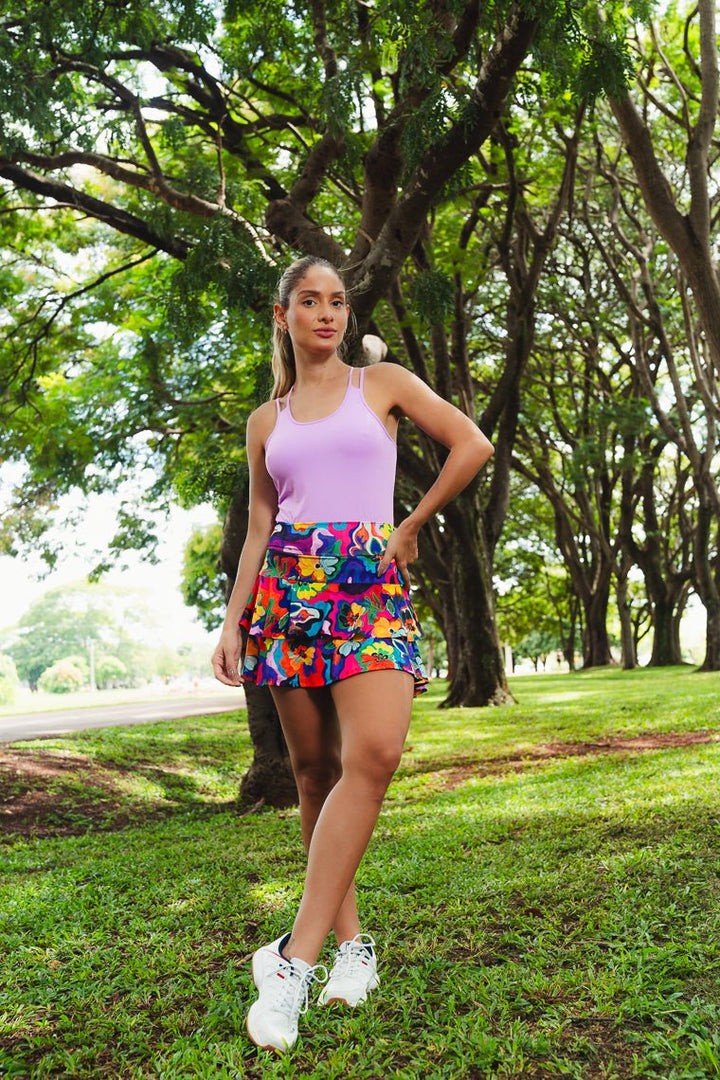 Soar Skirt / Skort (Amaryllis) 14.5" skirts Dona Jo Fitwear   