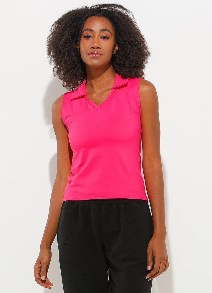 Sunshine Polo (Calla) UPF 50+ polos Dona Jo Fitwear Calla S